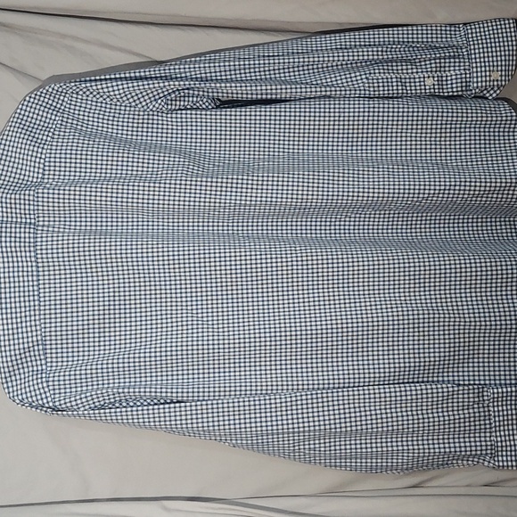 TOMMY HILFIGER Men's Blue Checkered Shirt - Picture 2 of 4